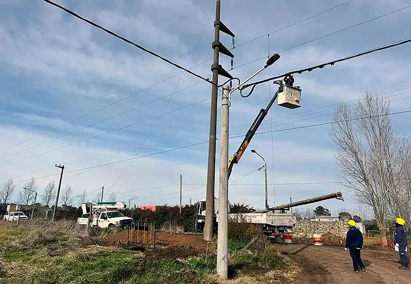 La Usina realizó obras para fortalecer y modernizar la red eléctrica