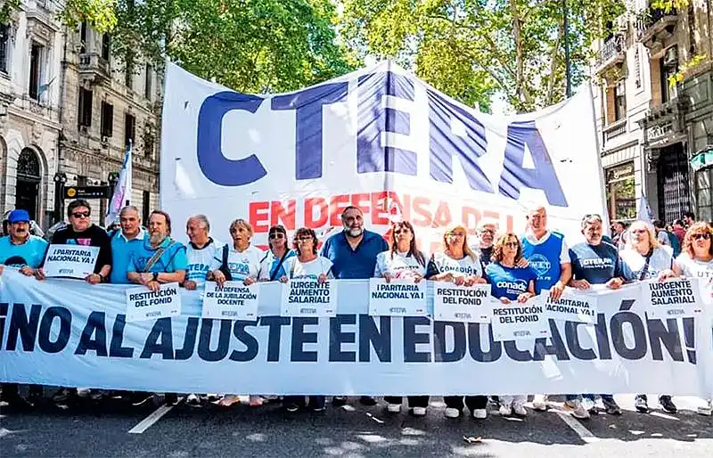 CTERA convocó a una huelga y el Gobierno exigió garantizar el 75% de las clases