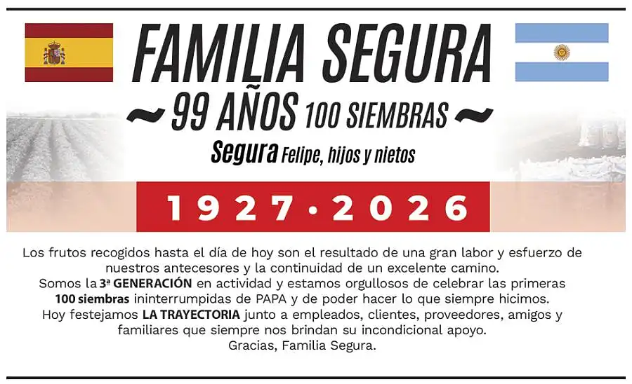 dos Familia Segura celebra sus 99º años y 100º siembras ininterrumpidas de papa y tres ...